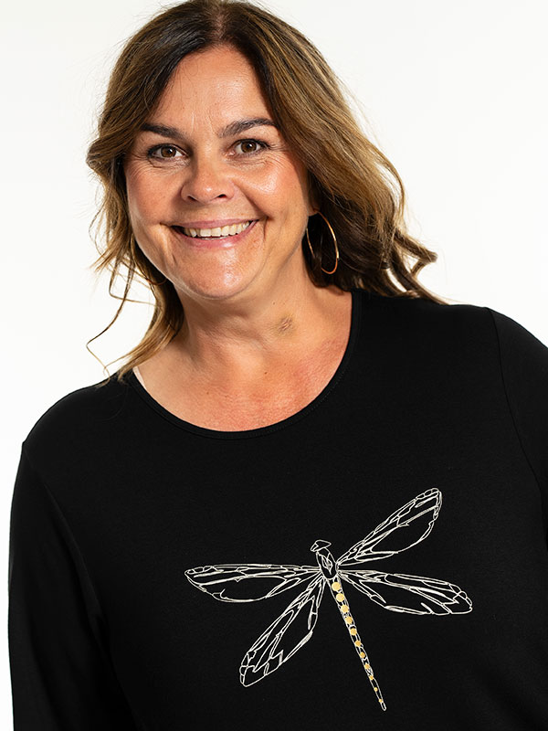 BIRKA - Plus Size T-paita fra Gozzip