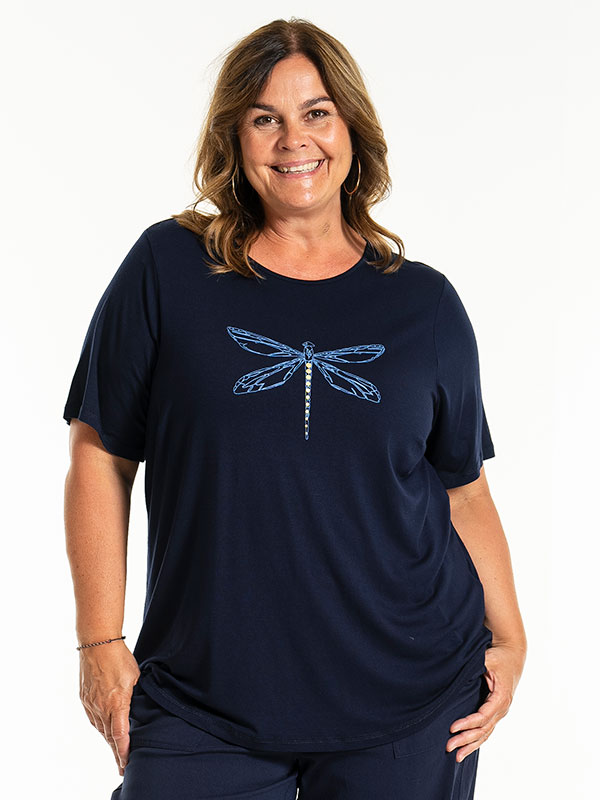 BIRKA - Plus Size T-paita fra Gozzip