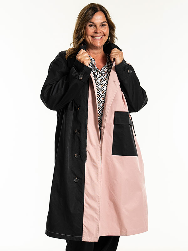 JULLA - Plus Size Takki fra Gozzip