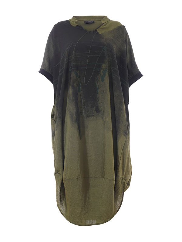 KARA - Plus Size Mekko fra Gozzip Black