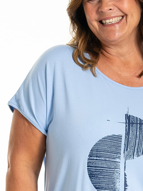 GITTE - Plus Size T-paita fra Gozzip