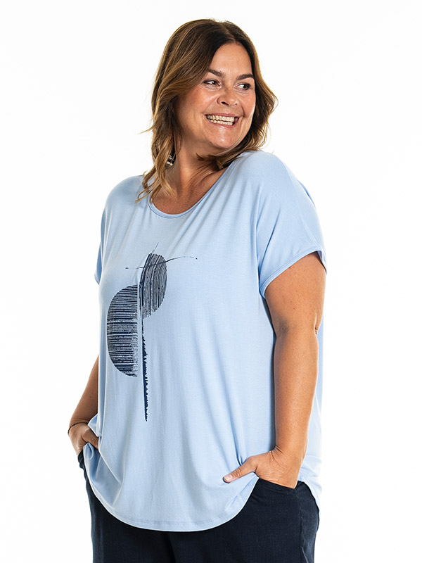 GITTE - Plus Size T-paita fra Gozzip