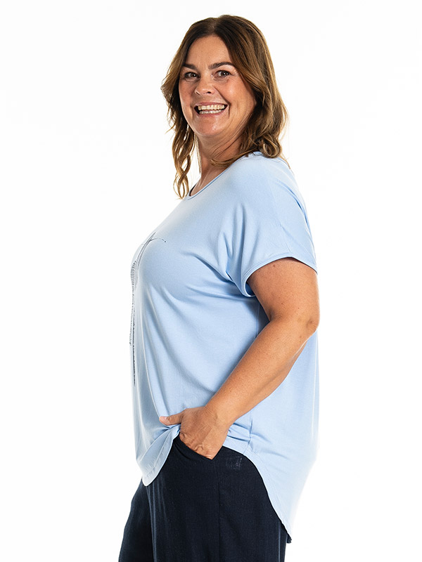 GITTE - Plus Size T-paita fra Gozzip