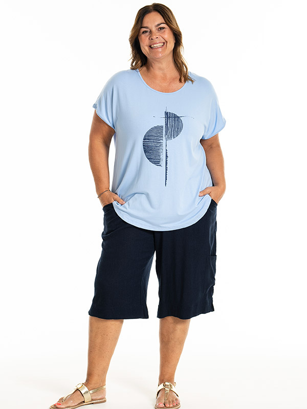 GITTE - Plus Size T-paita fra Gozzip