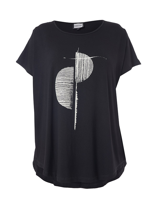 GITTE - Plus Size T-paita fra Gozzip