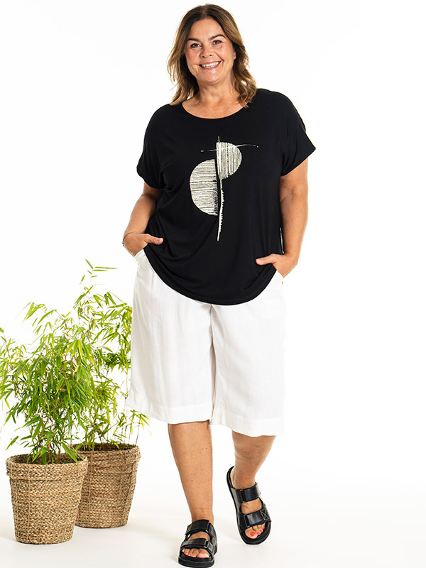 GITTE - Plus Size T-paita fra Gozzip