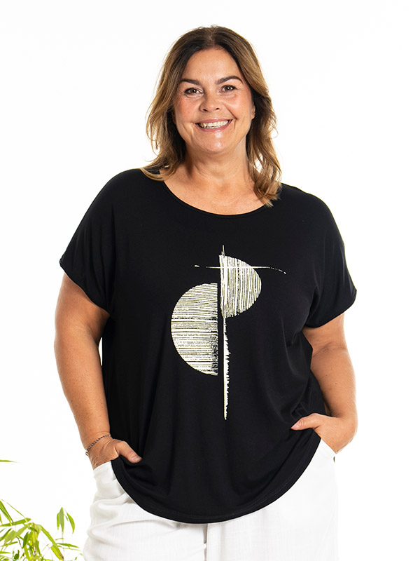 GITTE - Plus Size T-paita fra Gozzip