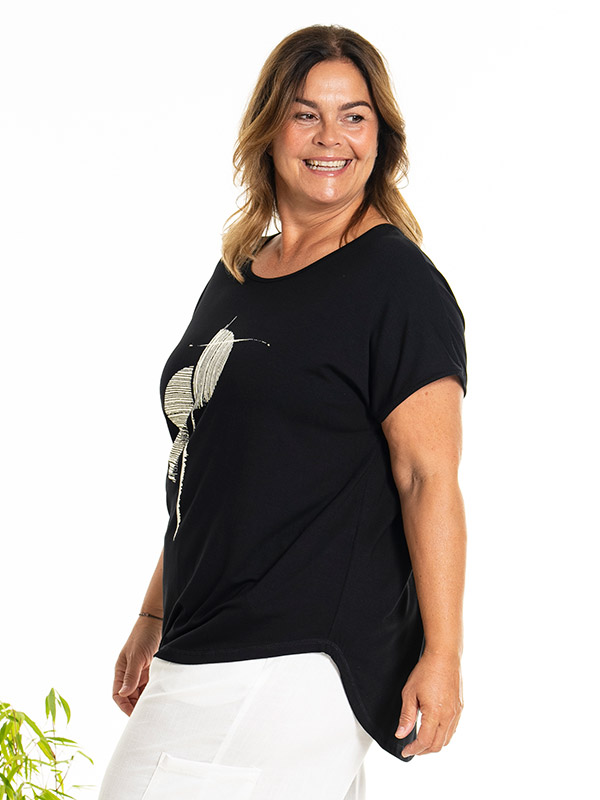 GITTE - Plus Size T-paita fra Gozzip