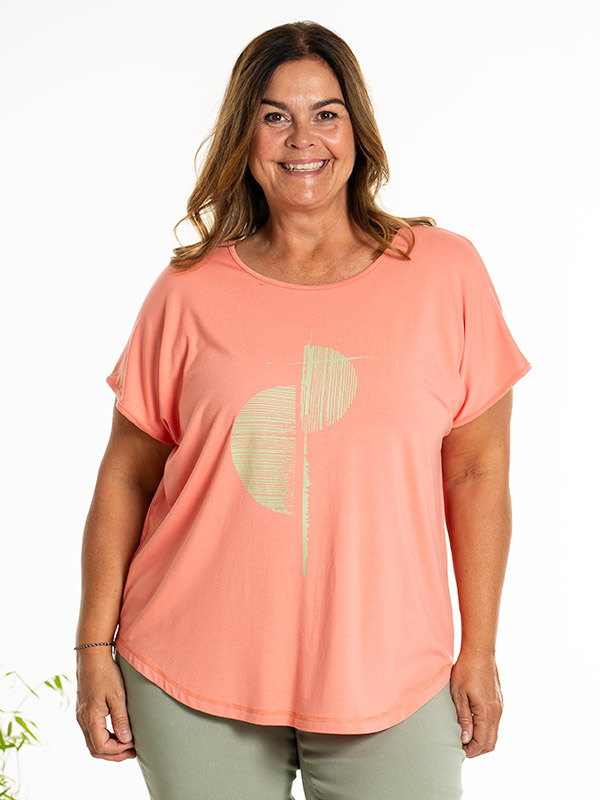 GITTE - Plus Size T-paita fra Gozzip