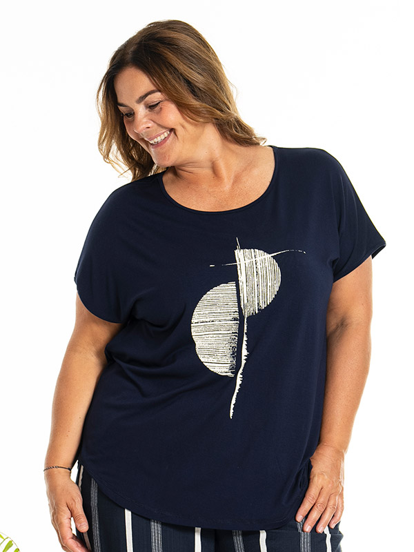GITTE - Plus Size T-paita fra Gozzip