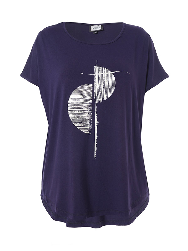 GITTE - Plus Size T-paita fra Gozzip