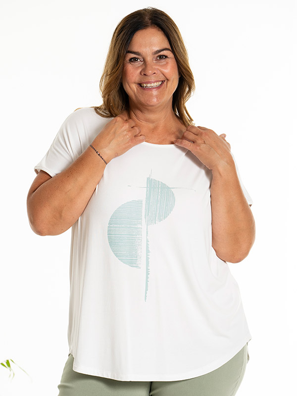 GITTE - Plus Size T-paita fra Gozzip