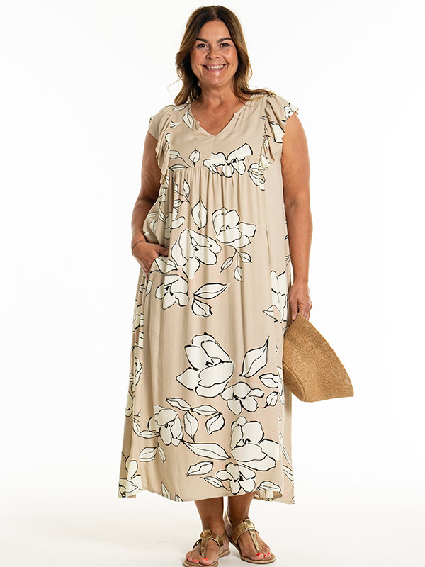 KATHLEEN - Plus Size Mekko fra Gozzip