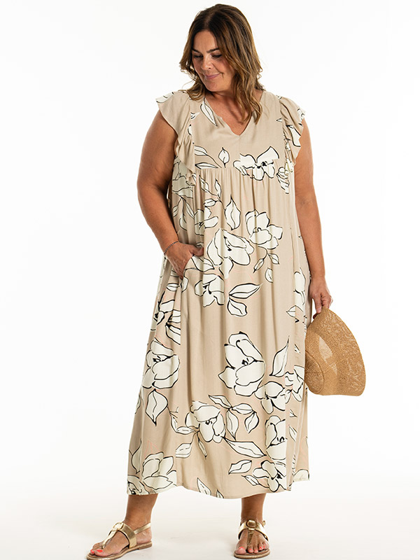KATHLEEN - Plus Size Mekko fra Gozzip