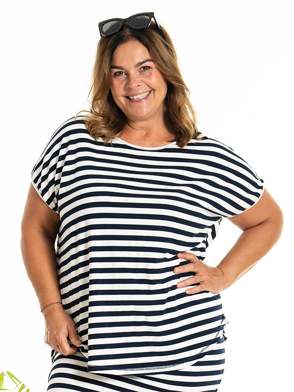 GITTE - Plus Size T-paita fra Gozzip