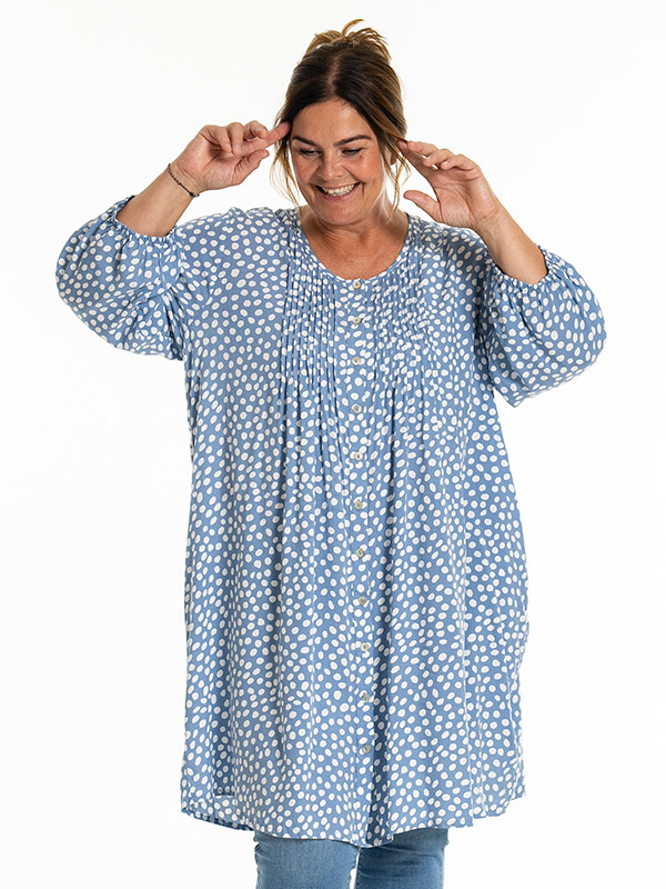JOHANNE - Plus Size Tunic fra Gozzip
