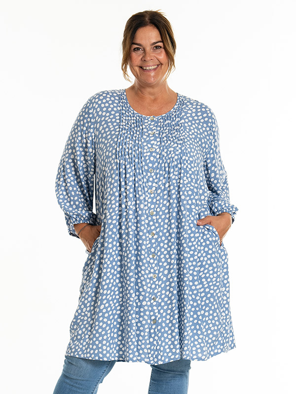 JOHANNE - Plus Size Tunic fra Gozzip
