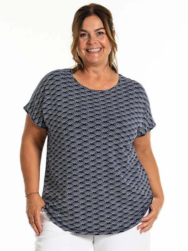 GITTE - Plus Size T-paita fra Gozzip