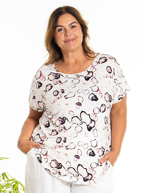 GITTE - Plus Size T-paita fra Gozzip