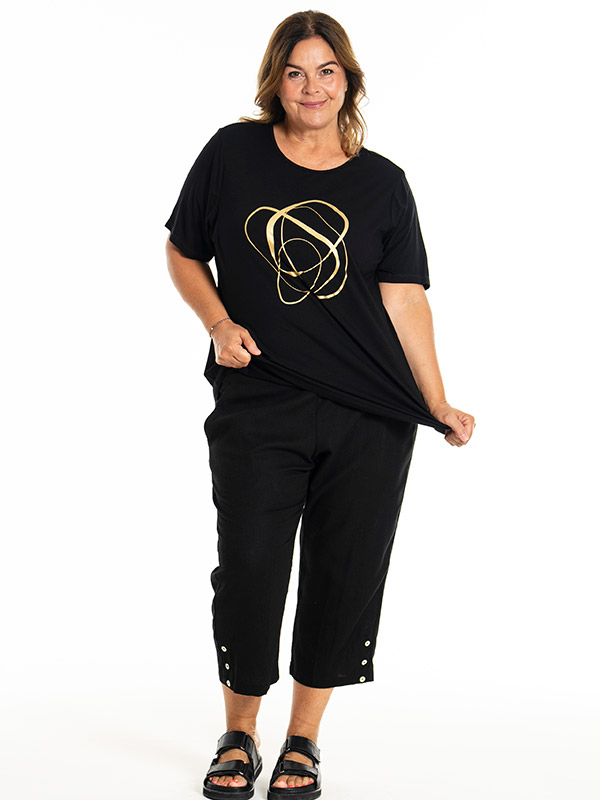 BIRKA - Plus Size T-paita fra Gozzip