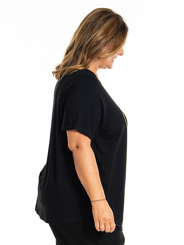 BIRKA - Plus Size T-paita fra Gozzip