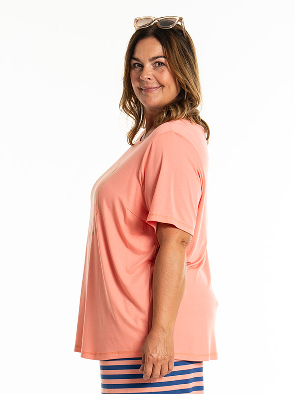BIRKA - Plus Size T-paita fra Gozzip