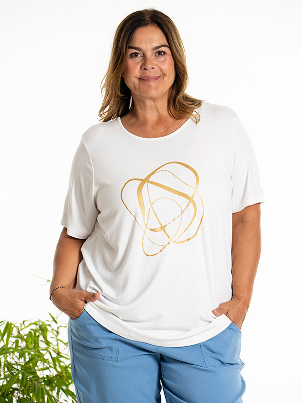 BIRKA - Plus Size T-paita fra Gozzip