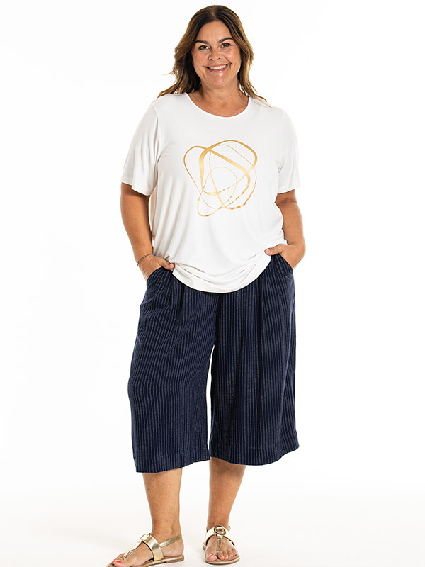 BIRKA - Plus Size T-paita fra Gozzip