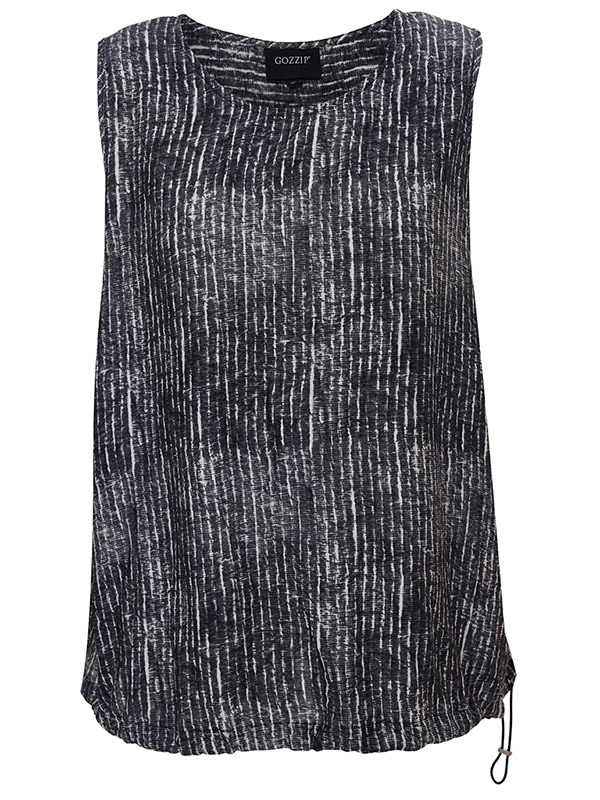 LORENA - Plus Size Toppi fra Gozzip Black