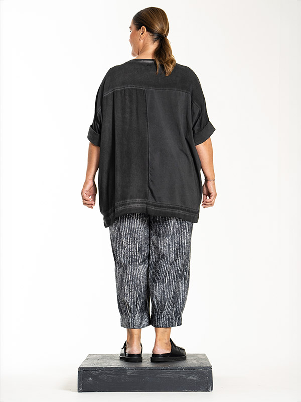 LAYLA - Plus Size T-paita fra Gozzip Black