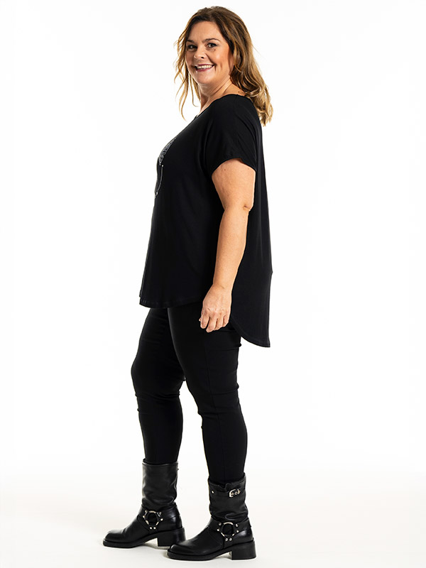 GITTE - Plus Size T-paita fra Gozzip