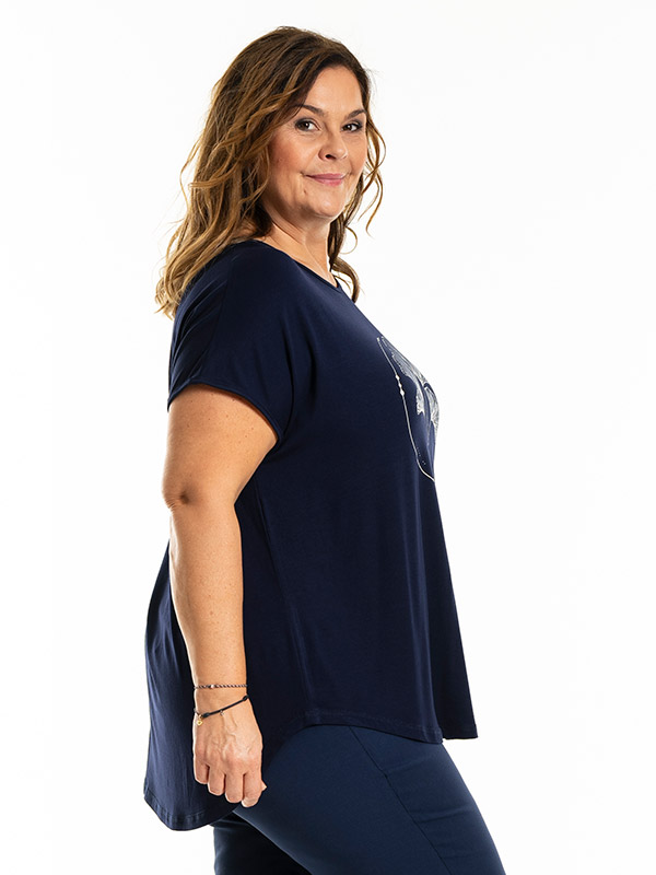 GITTE - Plus Size T-paita fra Gozzip