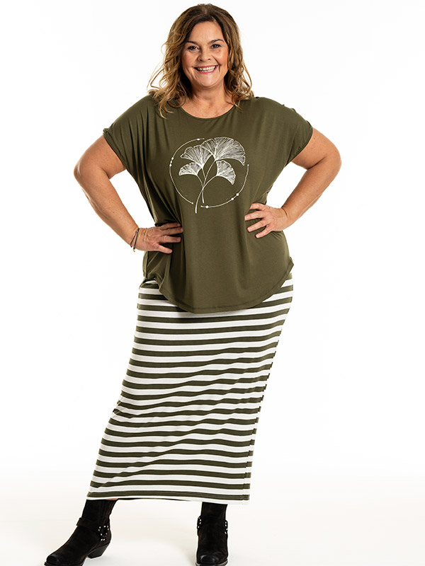 GITTE - Plus Size T-paita fra Gozzip
