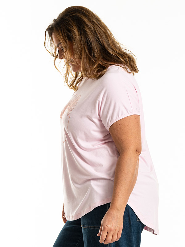 GITTE - Plus Size T-paita fra Gozzip