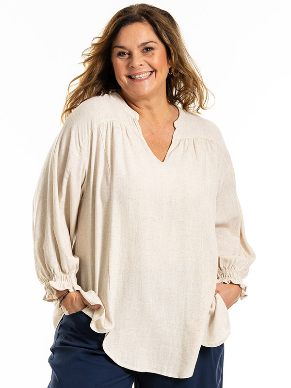 MIRJAM - Plus Size Pusero fra Gozzip