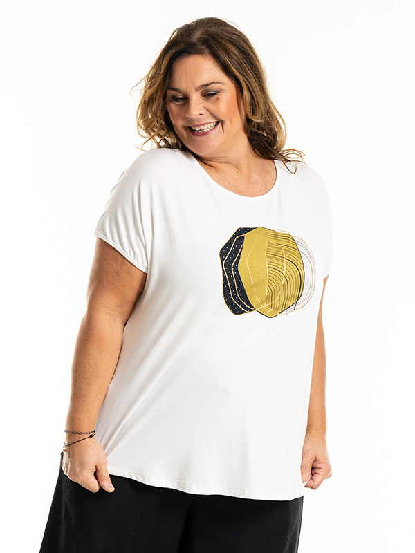 GITTE - Plus Size T-paita fra Gozzip