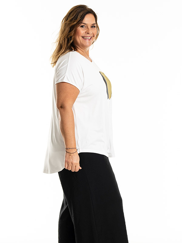 GITTE - Plus Size T-paita fra Gozzip