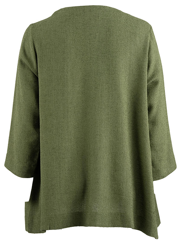 JOSEFIN - Plus Size Neuletakki fra Gozzip