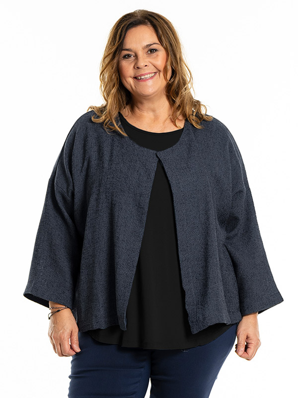 FIVA - Plus Size Neuletakki fra Gozzip