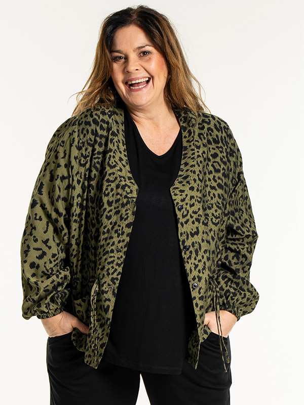 ELLIE - Plus Size Takki fra Gozzip