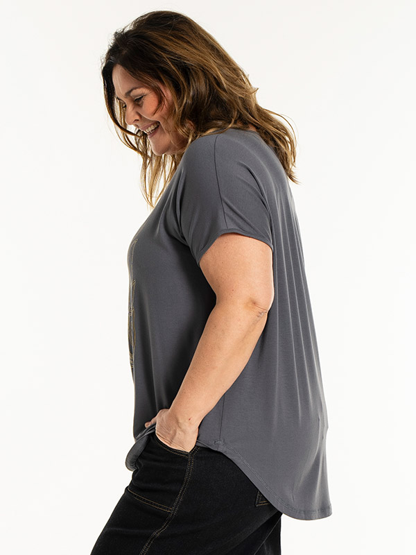 GITTE - Plus Size T-paita fra Gozzip