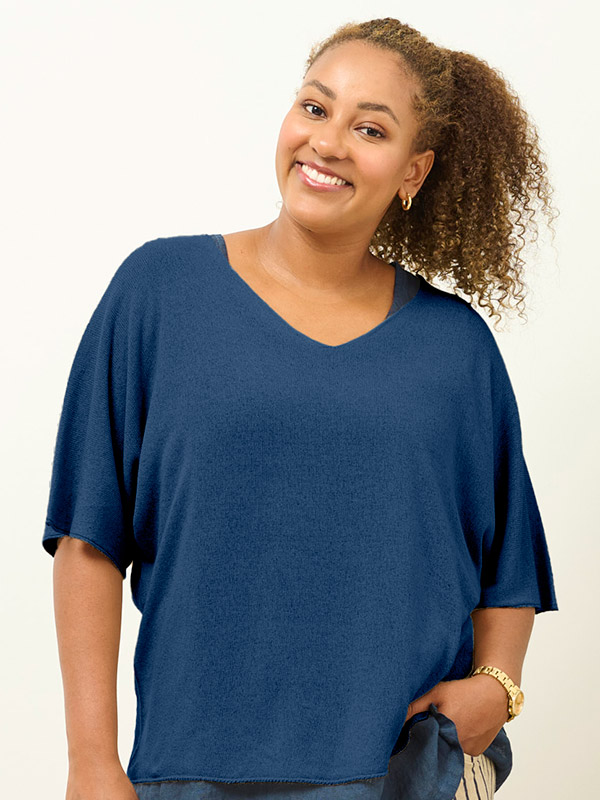 ADINA - Plus Size Villapaita fra Pont Neuf