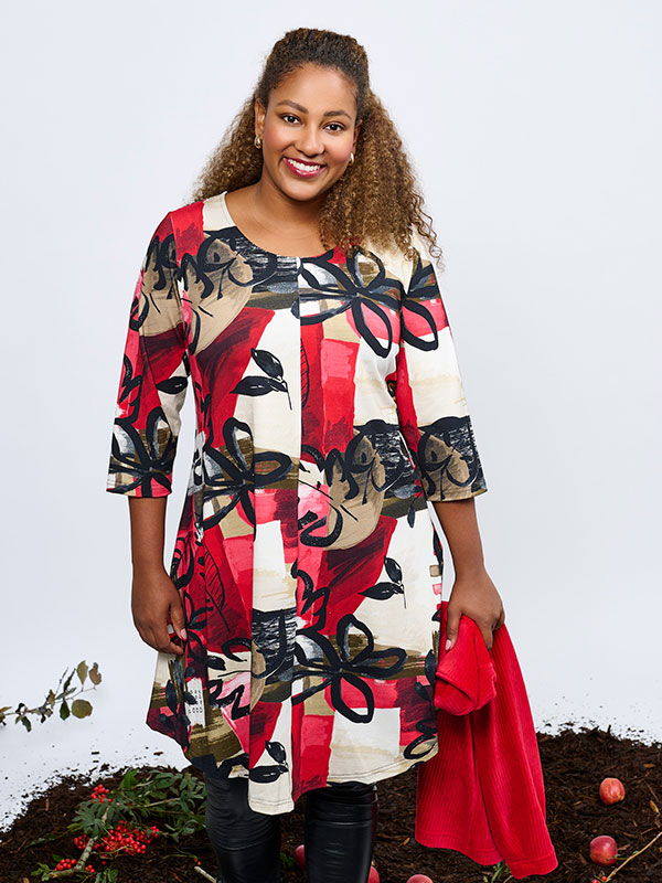 SATINA TEA - Plus Size Mekko fra Pont Neuf