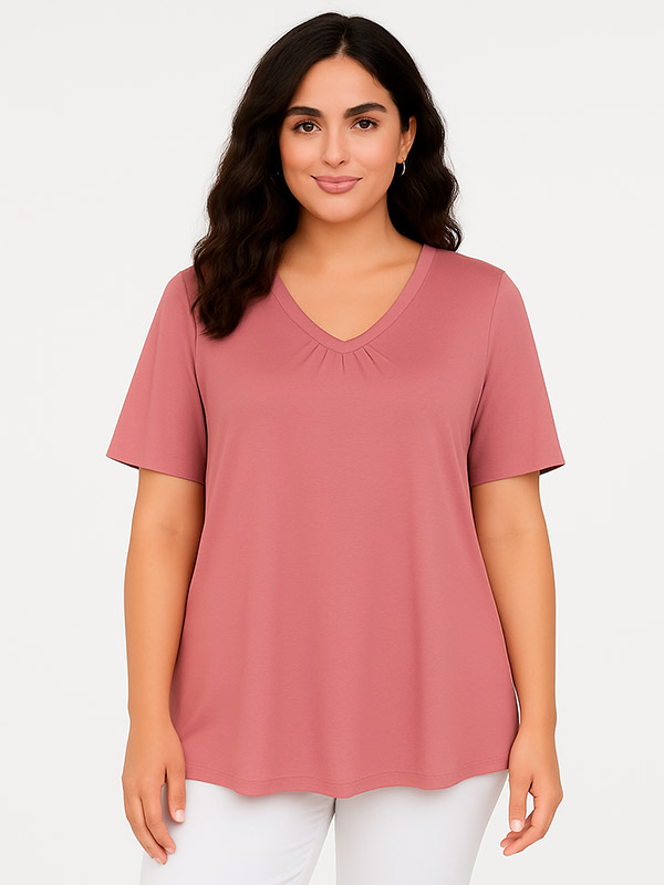 LYKKE - Plus Size T-paita fra Studio