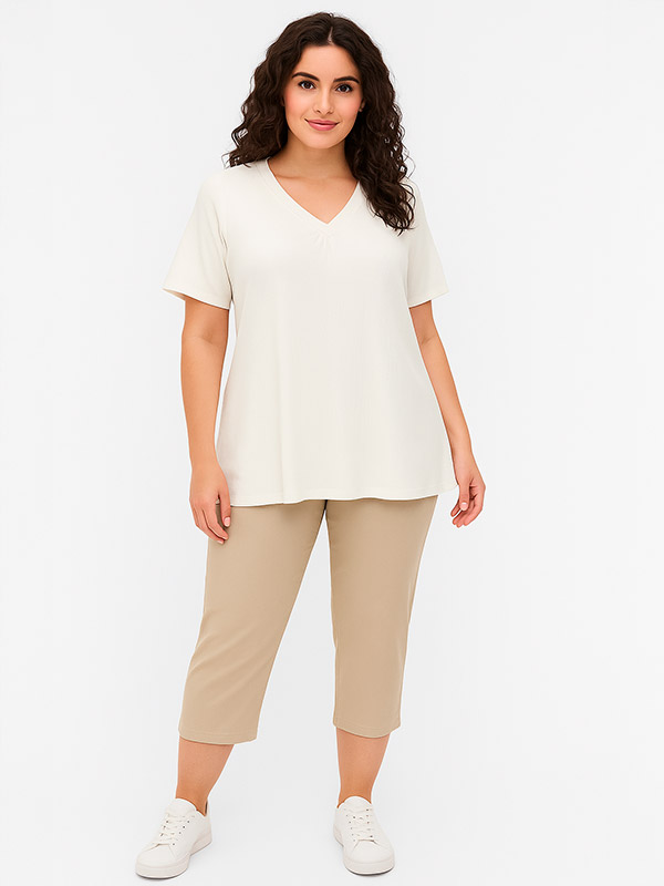 LYKKE - Plus Size T-paita fra Studio