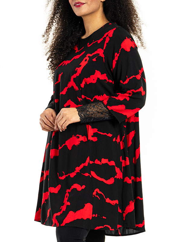 BIRGITTE - Plus Size Mekko fra Studio