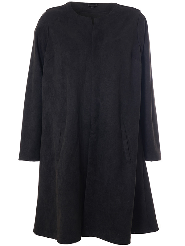 NEOMI - Plus Size Neuletakki fra Studio
