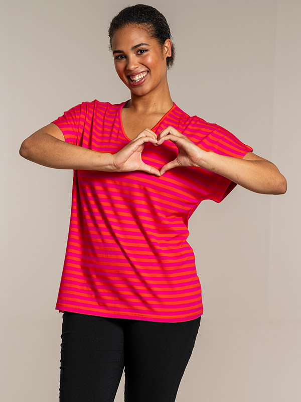 AMSTERDAM - Plus Size T-paita fra Sandgaard