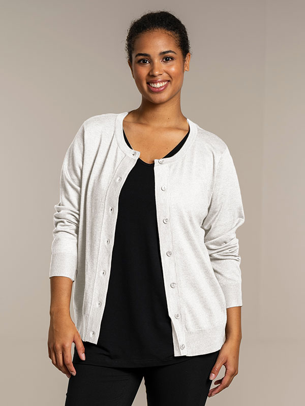 HELSINKI - Plus Size Neuletakki fra Sandgaard