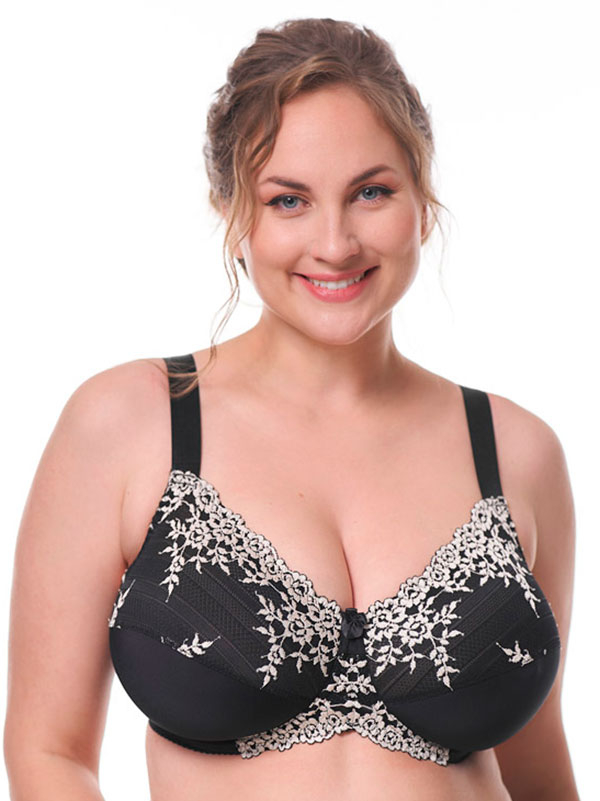 JANE - Plus Size Kaaret liivit fra Plaisir